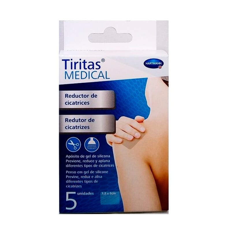 TIRITAS MEDICAL REDUCTOR DE CICATRICES 7,2 cm x 5 cm 5 Ud