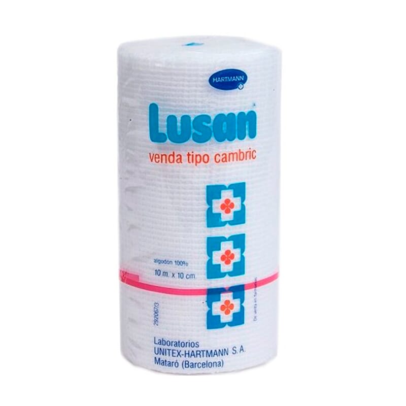 Lusan Venda Fijación Suave 10m x 10cm de Hartmann