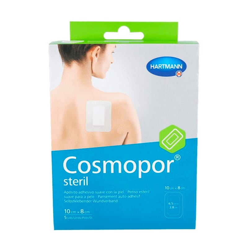 Cosmopor Steril 10cm x 8cm 5 Uds de Hartmann