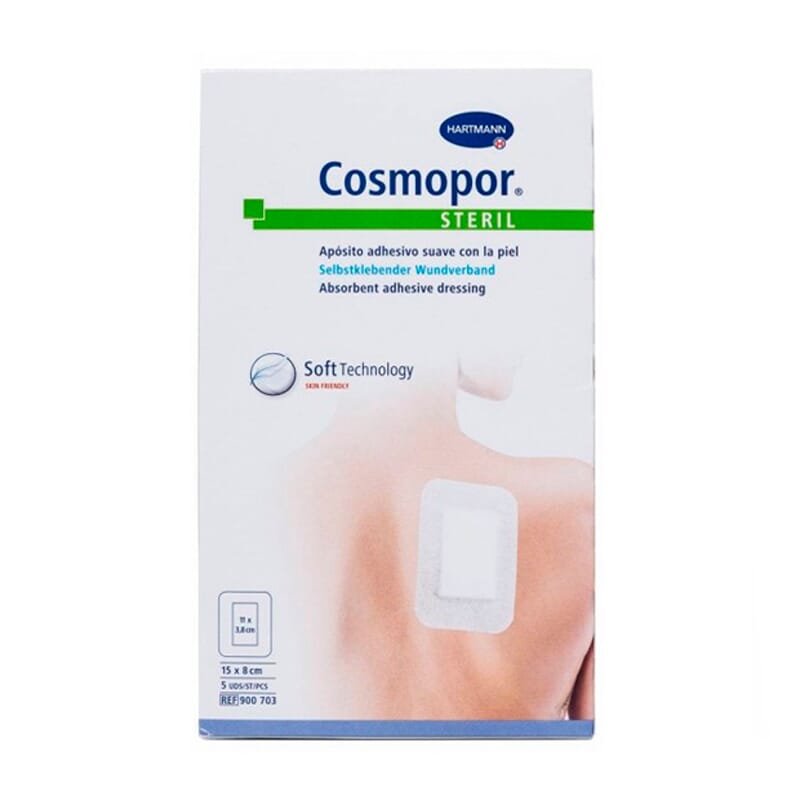 Cosmopor Steril 20cm x 10cm 5 Uds de Hartmann