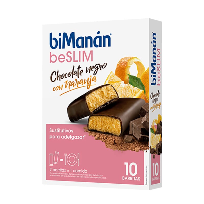 BESLIM BARRITAS CHOCOLATE NARANJA 40g 30 Barritas