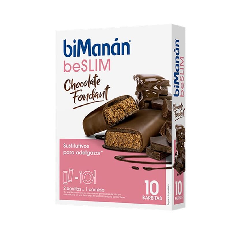 Beslim Chocolate Intenso 31g 10 Barritas de Bimanán