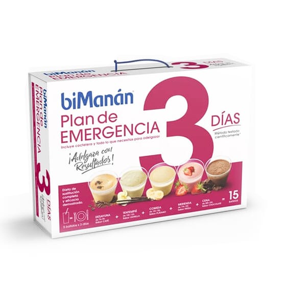 Plano De Emergência 3 Dias 44g 15 Saquetas da Bimanán