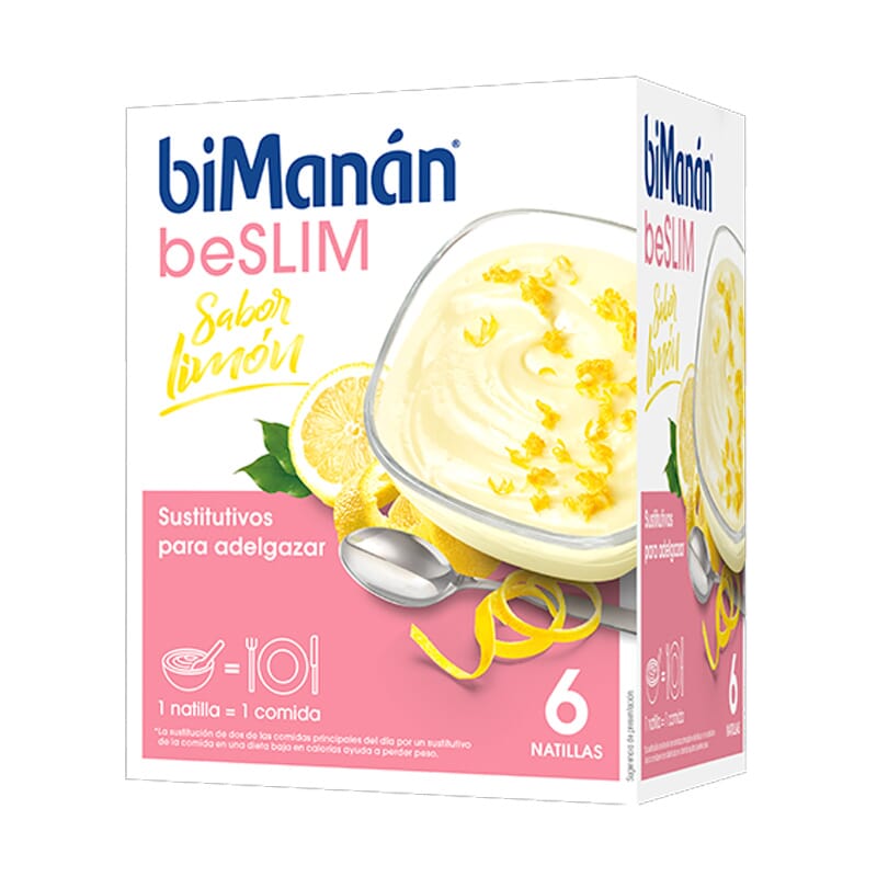 BeSlim Natillas De Limón 50g 6 Sobres