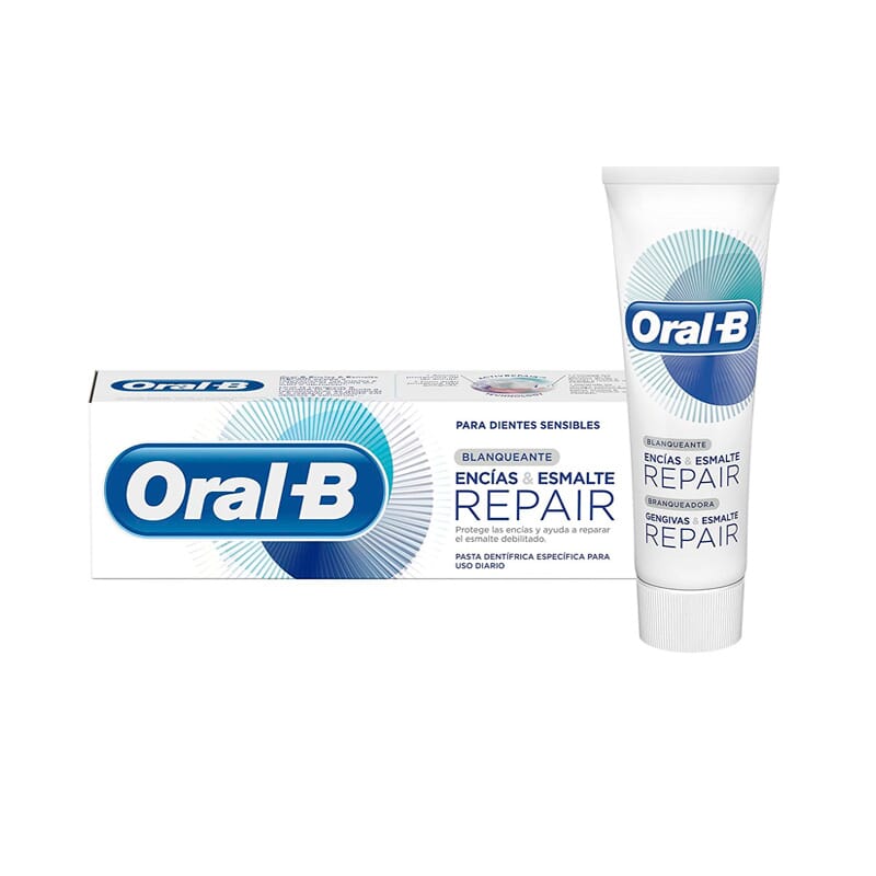 Pasta Blanqueadora Encías y Esmalte Repair 33% Gratis 100 ml de Oral-B