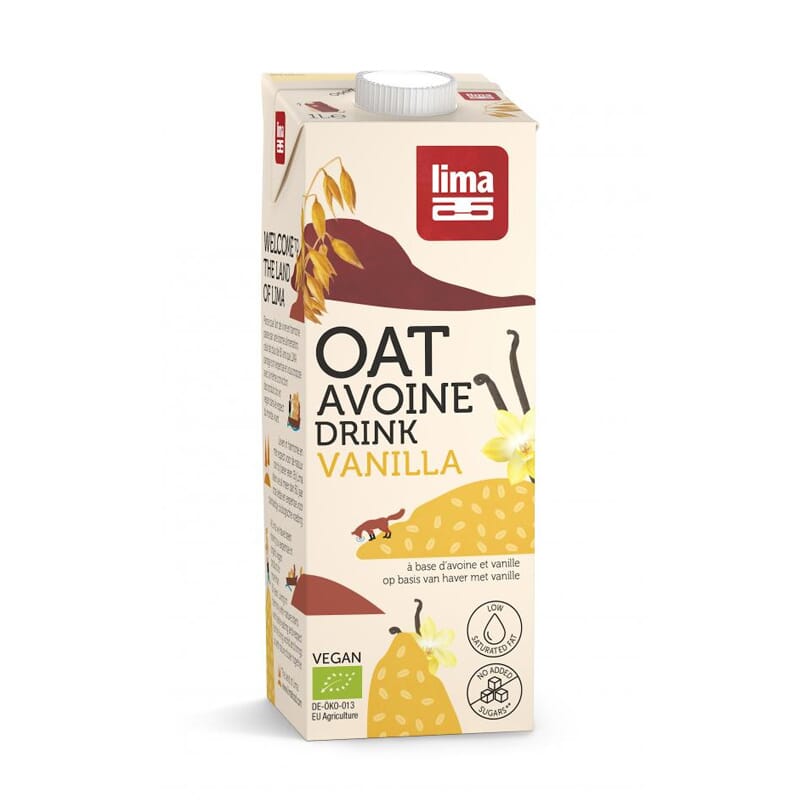 Bebida De Avena Con Vainilla Bio 1 L