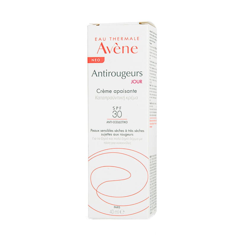 Antirojeces De Día Crema Calmante SPF30 40 ml de Avene