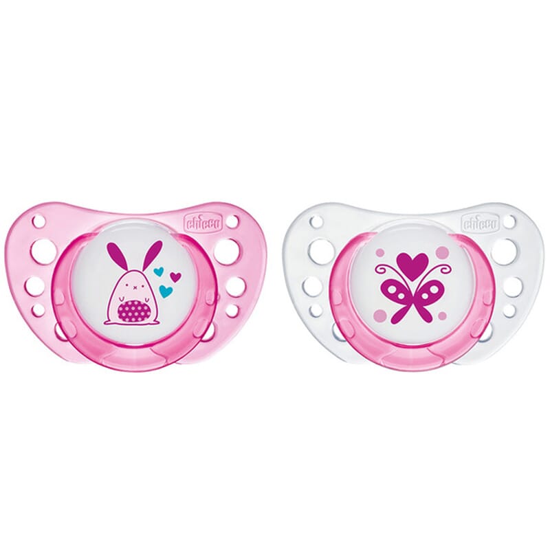 Chupete Physio Forma Air Caucho 0-6M Conejo-Mariposa 2 Uds