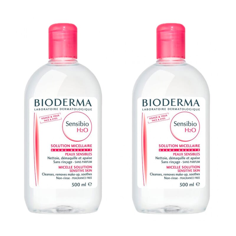 Bioderma Sensibio H2O Solución Micelar Pack Duplo 2 Uds de 500 ml de Bioderma