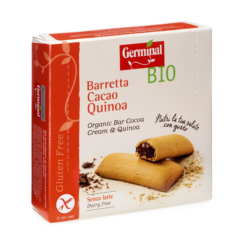 Barrita De Cacao Quinoa Sin Gluten Bio 30g 6 Uds