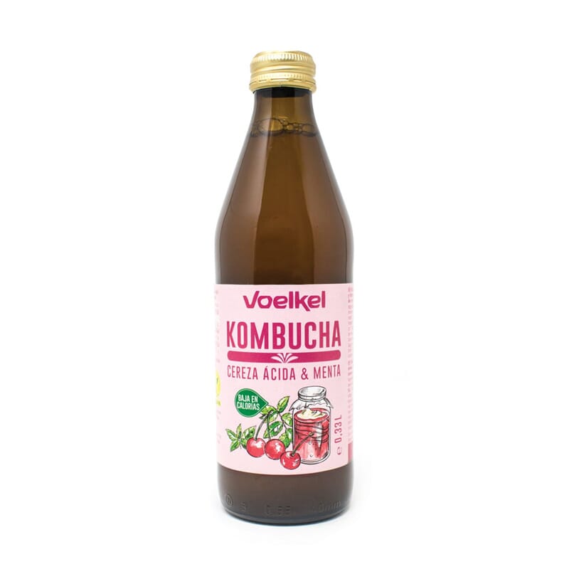 Kombucha Cereza Y Menta 330 ml