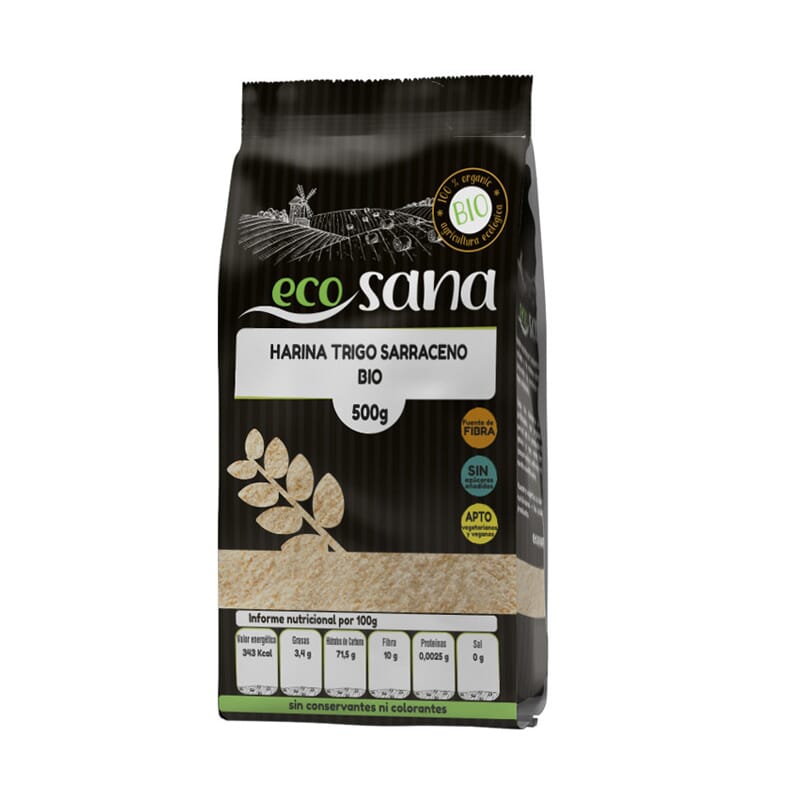 Harina Trigo Sarraceno Bio 500g de Ecosana