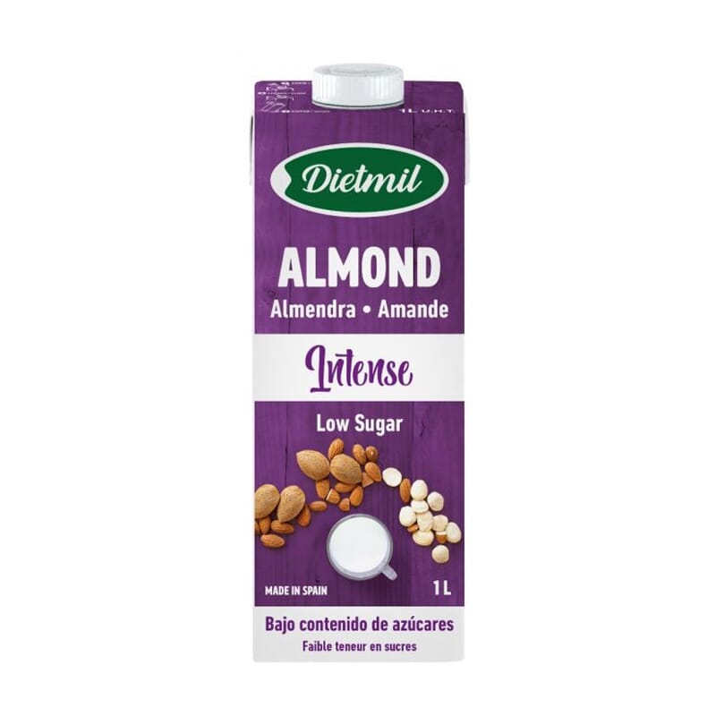Intense amandelmelk met laag suikergehalte 1 L