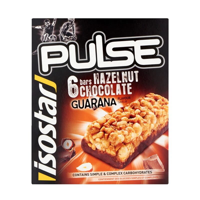 Pulse Bar Con Guarana 23g 6 Barritas de Isostar