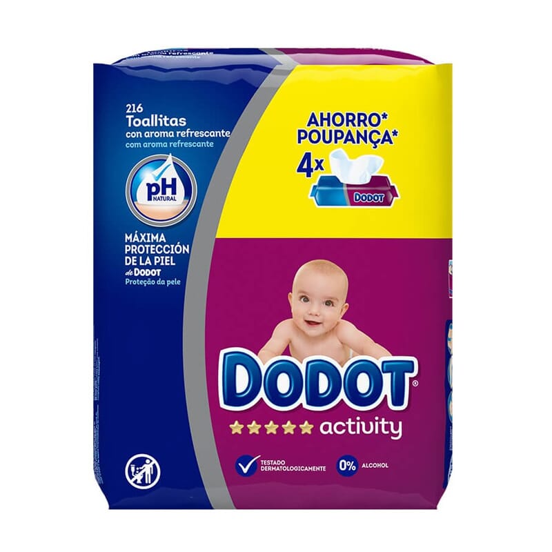 Dodot Activity Toallitas 216 Ud
