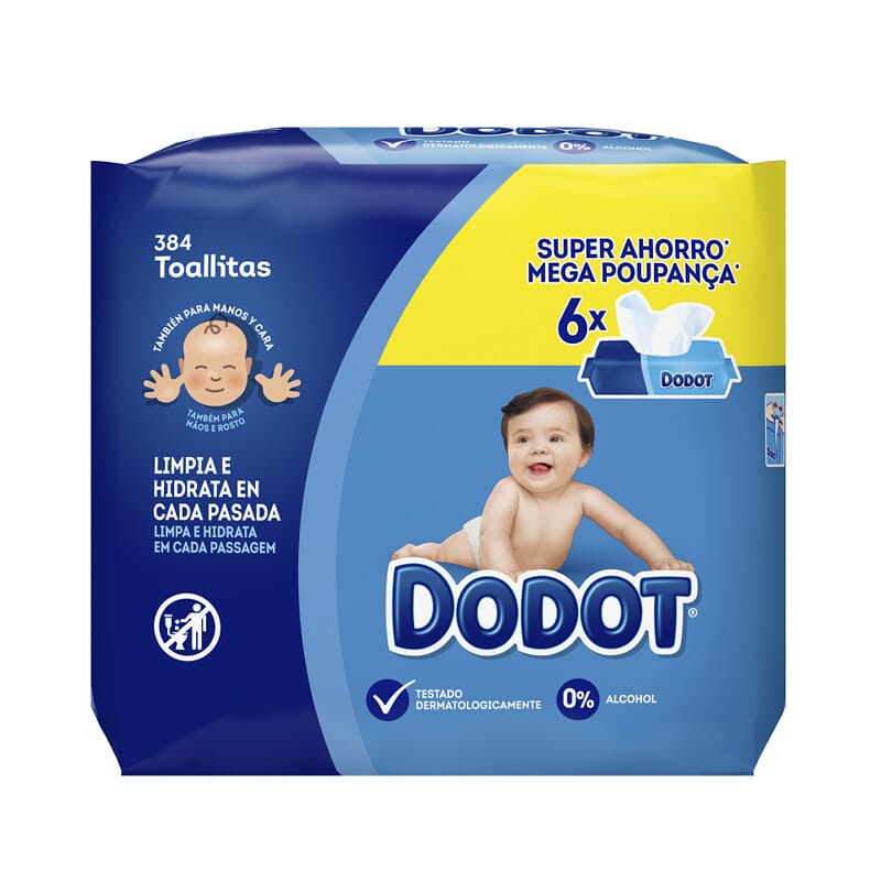 Dodot Toallitas Super Ahorro 384 Uds