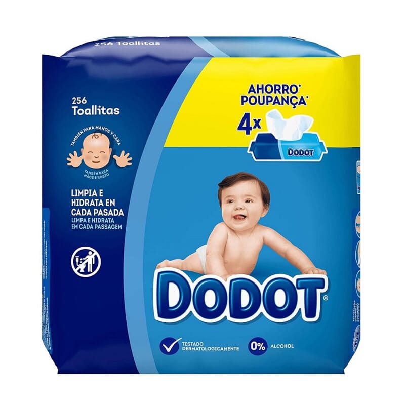 Dodot Toallitas 256 Uds