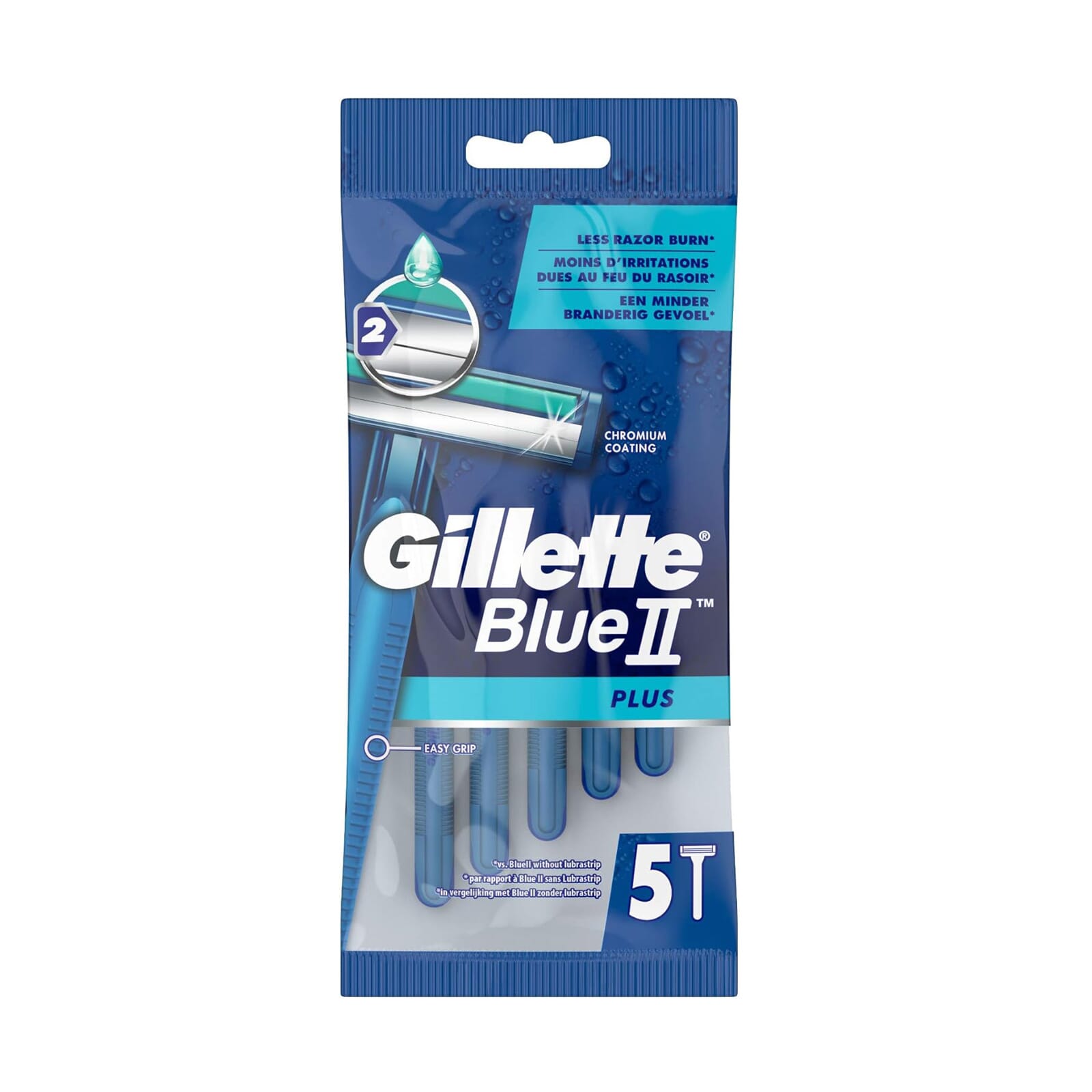 Gillette Blue II Plus 5 Uds