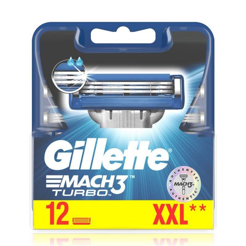 Gillette Mach3 Turbo 12 Uds