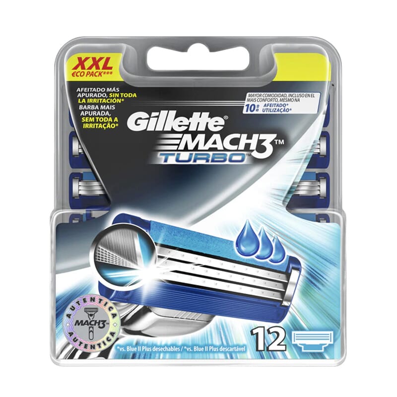 Gillette Mach3 Turbo 12 Uds de Gillette