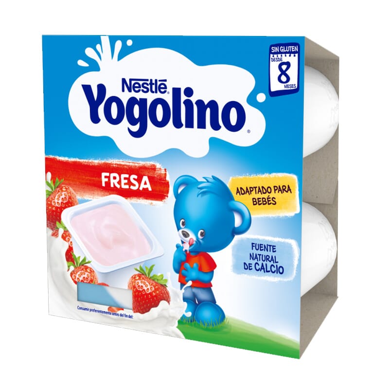Yogolino Morango 4 Unds 100g