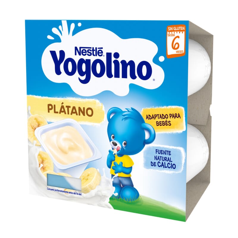 Yogolino Plátano 4 Uds 100g