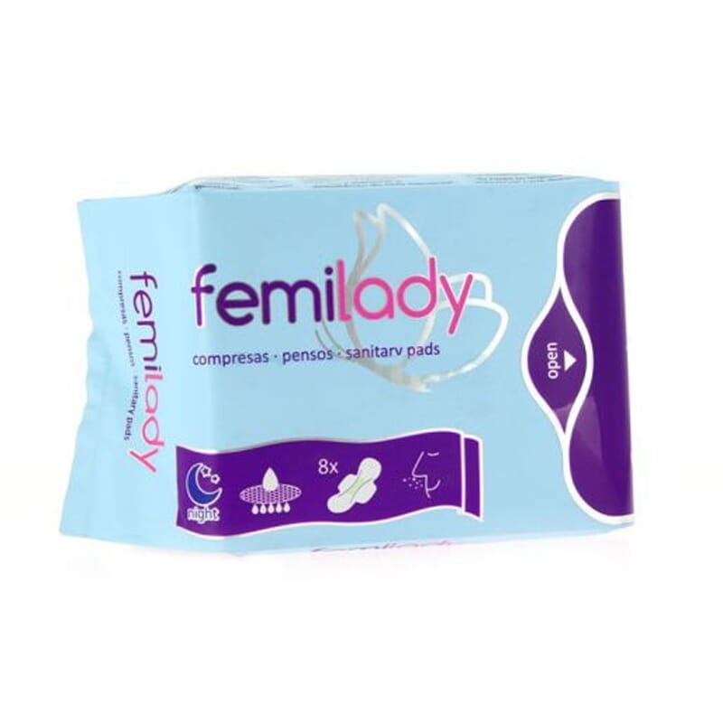 Femilady Compresas Noche Super Absorbente 8 Uds