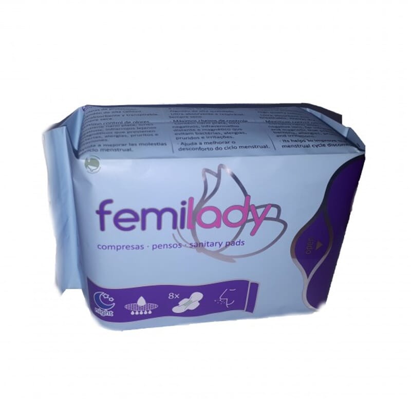 Femilady Compresas Noche Super Absorbente 8 Uds de Femilady