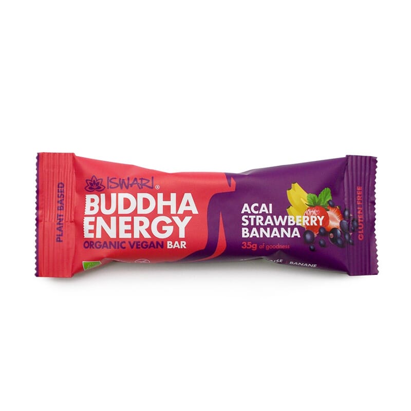 Barritas Buddha Energy Açai Fresa Plátano 35 g