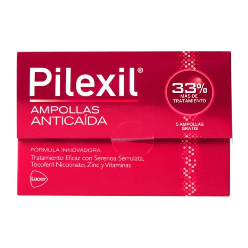 Pilexil Ampollas Anticaída 33% Extra 20 Ampollas