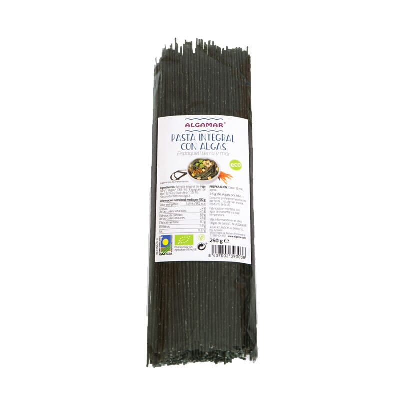 Pasta Integral Con Algas Eco 250g