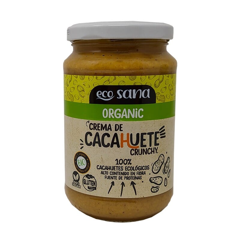 Crema De Cacahuete Crunchy Orgánica 350g