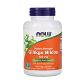 Ginkgo Biloba 120 mg 200 VCaps de Now Foods