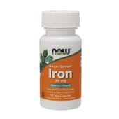 Doble Strength Iron 36 mg 90 VCaps de Now Foods