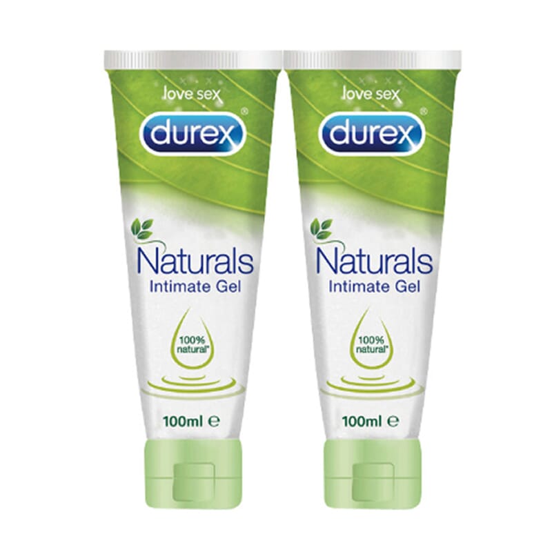Duplo Durex Naturals Lubricante 100 ml 2 Uds de Durex