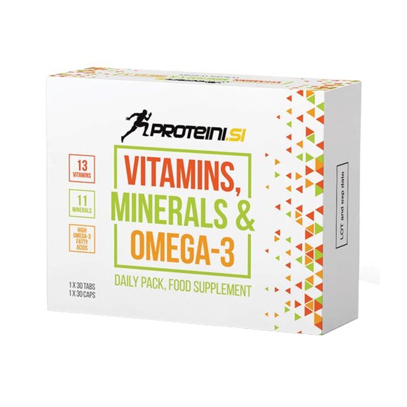 Vitamins, Minerals Y Omega 3 30 Caps
