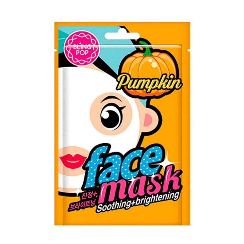 Mascarilla Facial Relajante E Iluminadora Con Calabaza 