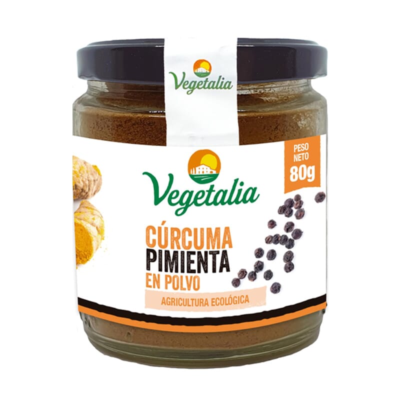 Cúrcuma Pimienta En Polvo Ecológica 80g