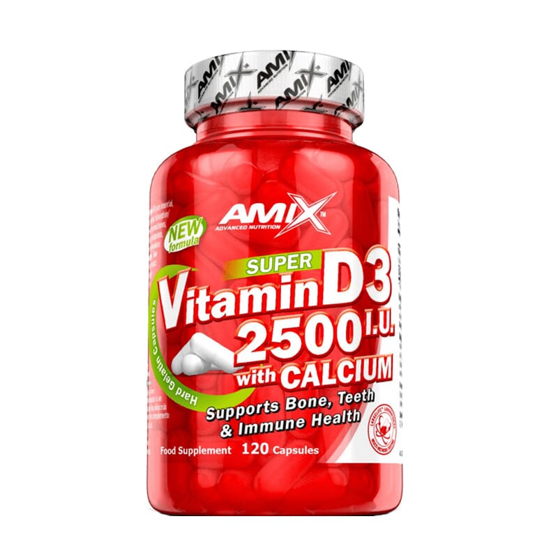 Super Vitamin D3 2500 IU With Calcium 120 Caps