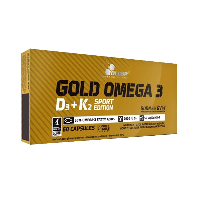 Gold Omega 3 D3 + K2 Sport Edition 60 Caps