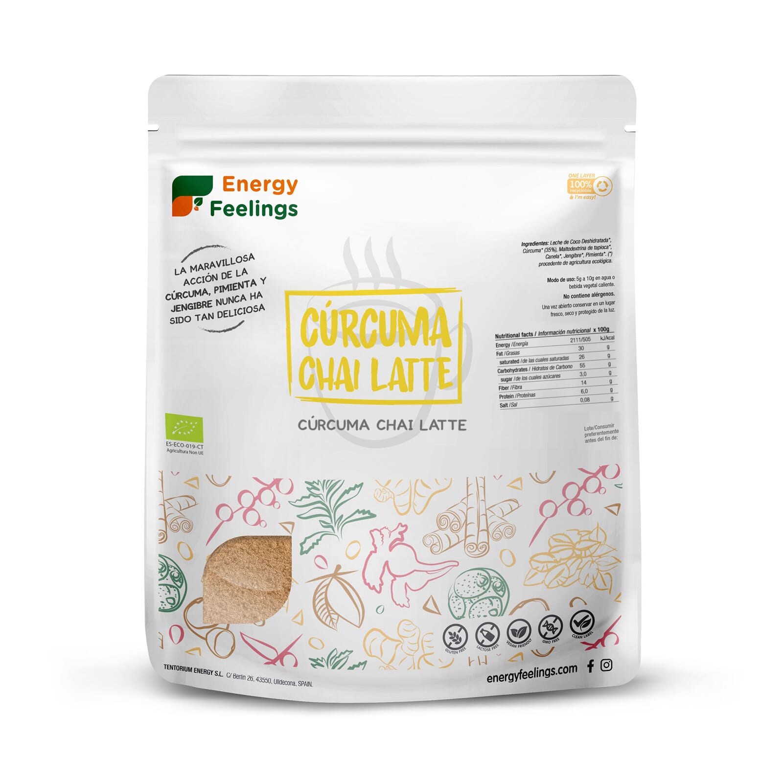 Chai Latte Eco alla curcuma
