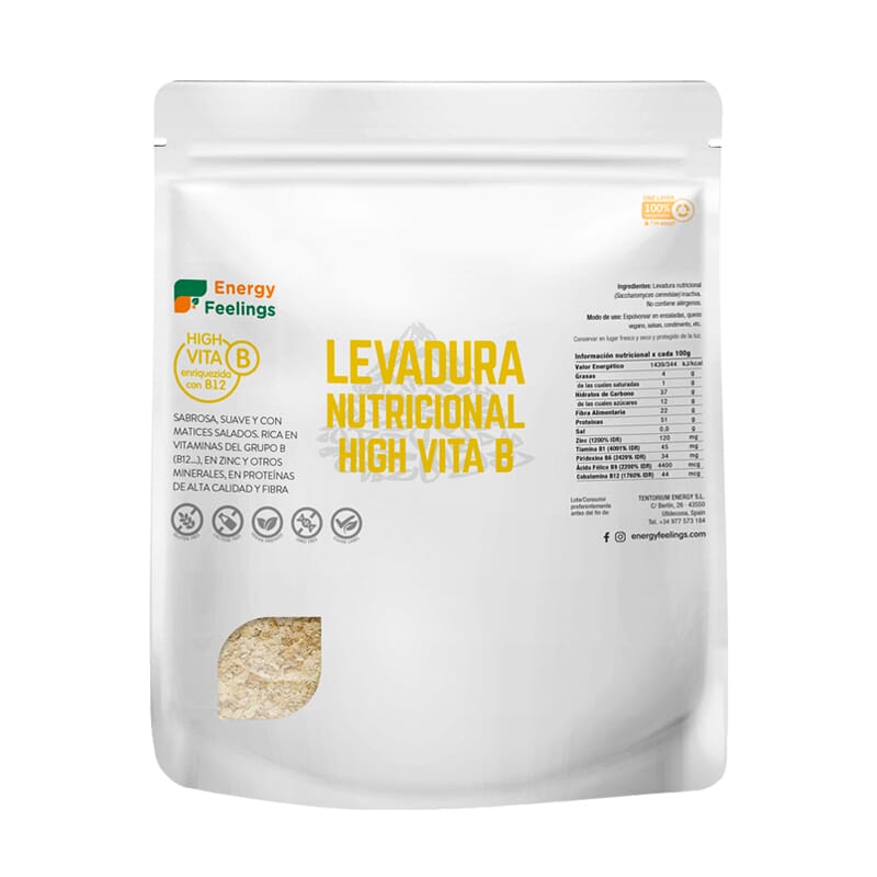 Lievito Nutrizionale High Vita B12 250g di Energy Feelings