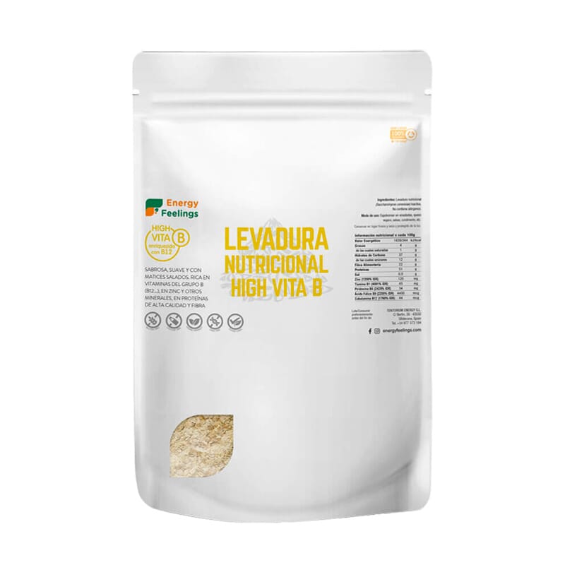 Levadura Nutricional High Vita B12 Copos 1 Kg de Energy Feelings