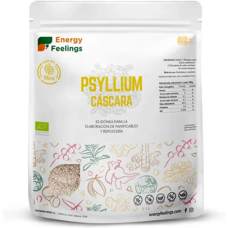 Psyllium Huks Buccia Intera Senza Glutine Eco 500g