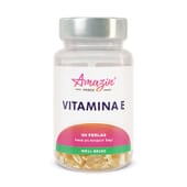Vitamina E 60 Pérolas da Amazin' Foods
