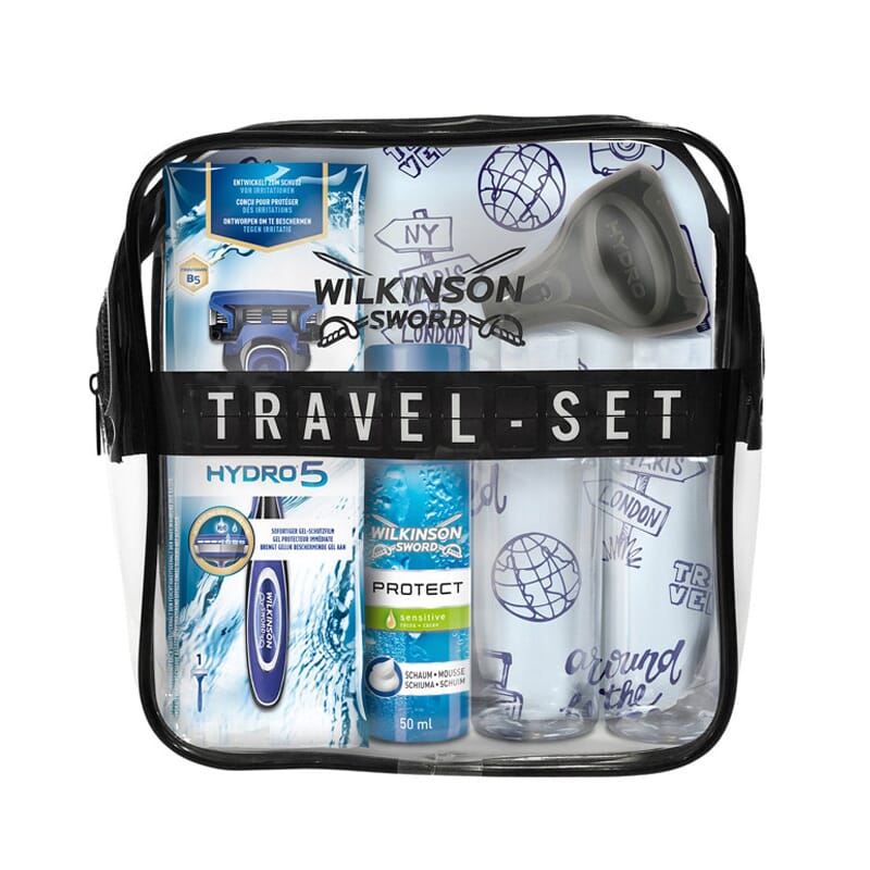 Wilkinson Máquina Hydro 5 + Gel De Afeitar + Botes + Protector