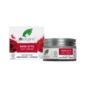 Crema De Noche Extracto De Rosa Orgánica 50 ml - Dr Organic