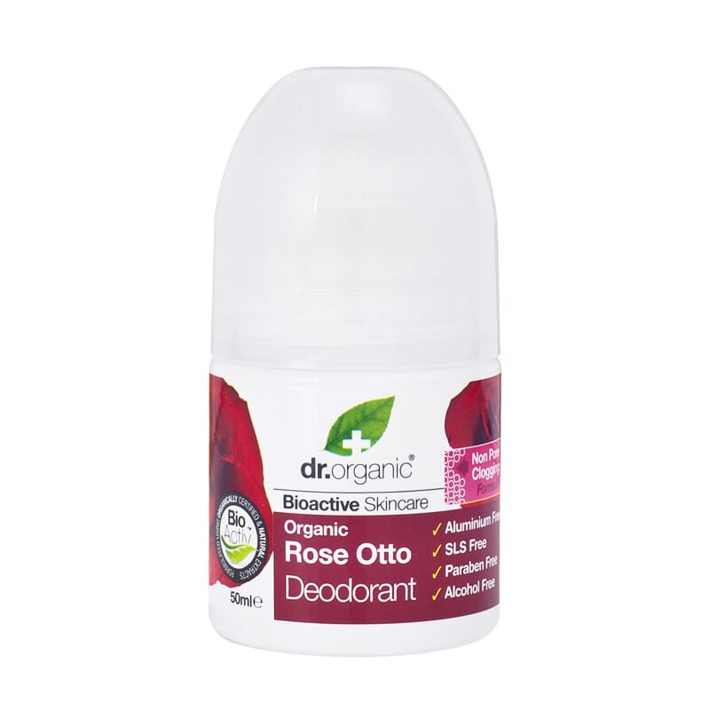 Desodorante De Extracto De Rosa Orgánico 50 ml