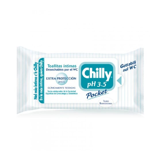 Chilly Toallitas Higiene Intima Extra-Proteccion Ph 3.5 12 Uds