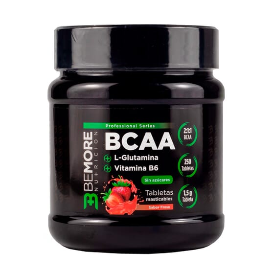 Bcaa + Glutamina + Vitamina B6 250 Tabs da Bemore Nutrition